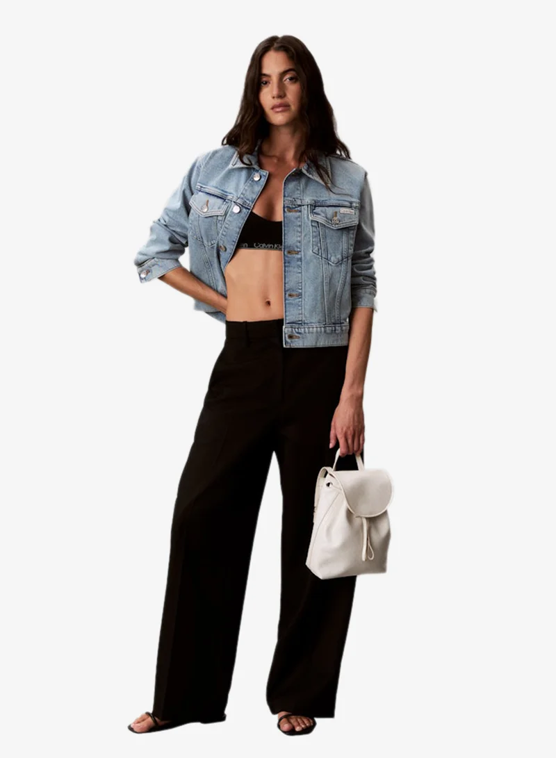 CALVIN KLEIN Allover Emblem Logo Mini Backpack